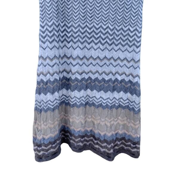 Pendleton Mission Stripe 100% Merino Wool Short Sleeves Knit Sweater Dress M - Picture 6 of 13